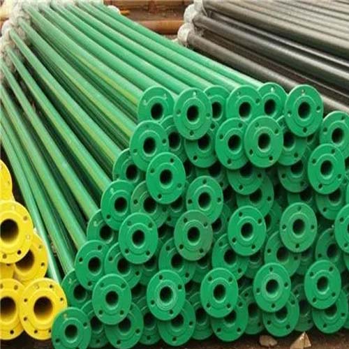 延边涂塑钢管施工案例